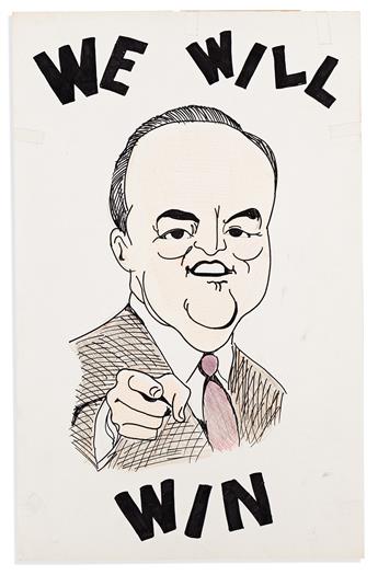 (PRESIDENTS--1968 AND 1972 CAMPAIGNS.) Posters from the Humphrey, McCarthy, and McGovern campaigns, plus the Communists and Socialists.